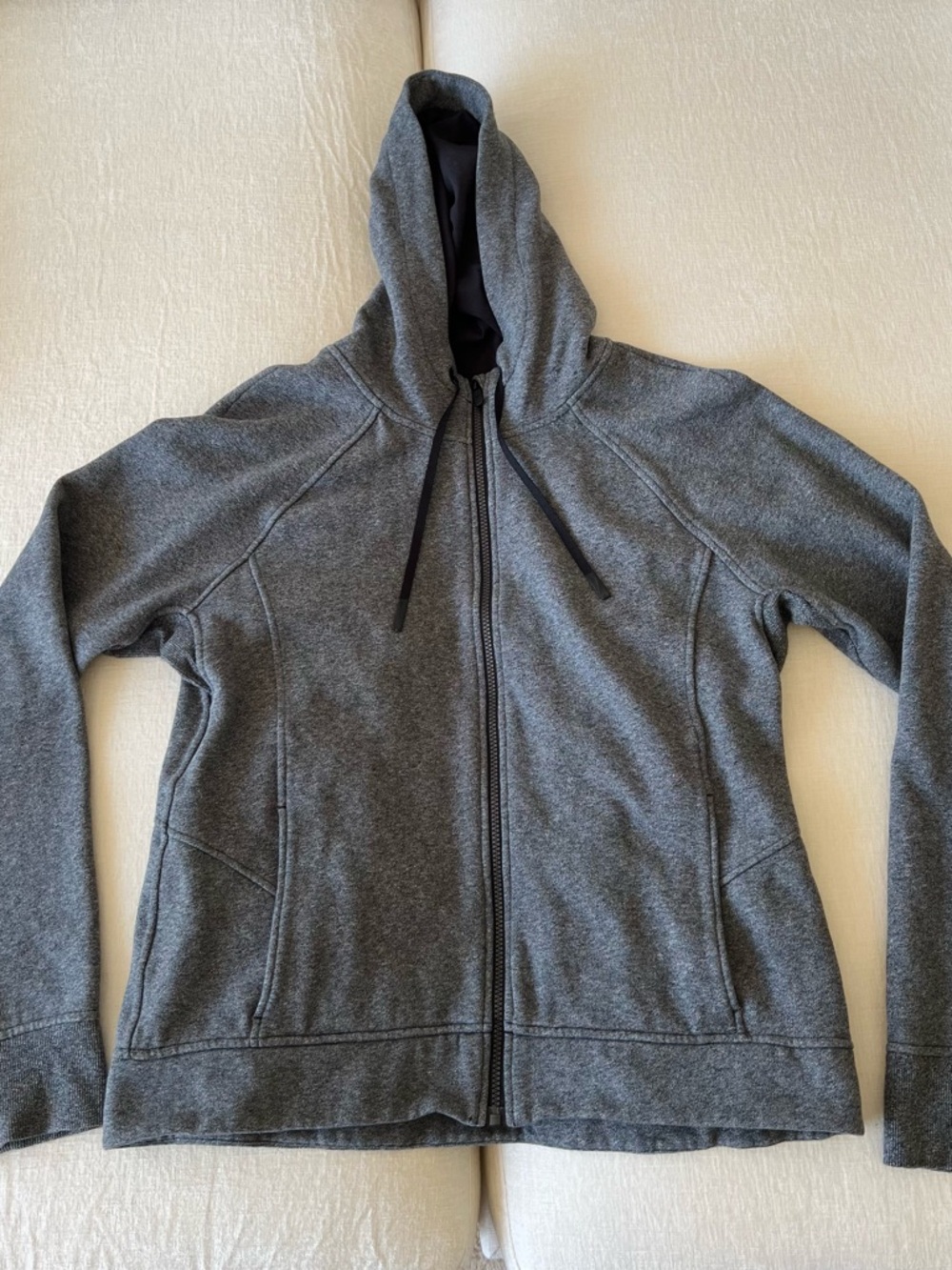 Lululemon Gray Full-Zip Hoodie Jacket